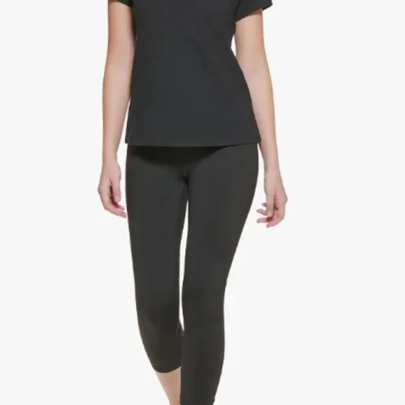 Calvin Klein Performance Women's Short Sleeve T-Shirt, Black, X-Small - Picture 3 of 4